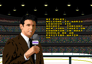Mario Lemieux Hockey screenshot 4 for Sega Genesis
